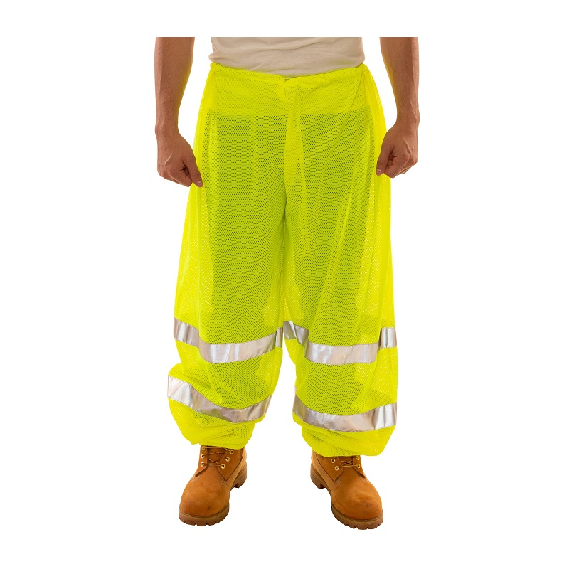 Job Sight Class E Pants in Flourescent Yellow